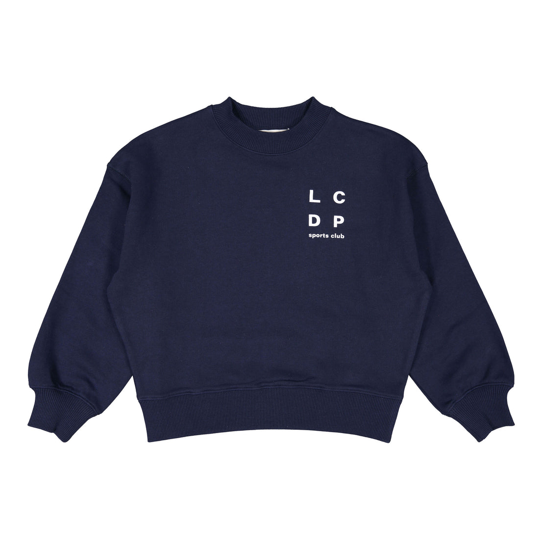 Les Coyotes De Paris Navy Logo Crewneck Sweater