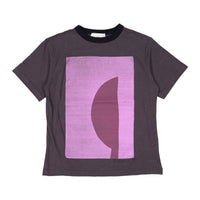 Les Coyotes De Paris Grey Artwork Oversized Tee