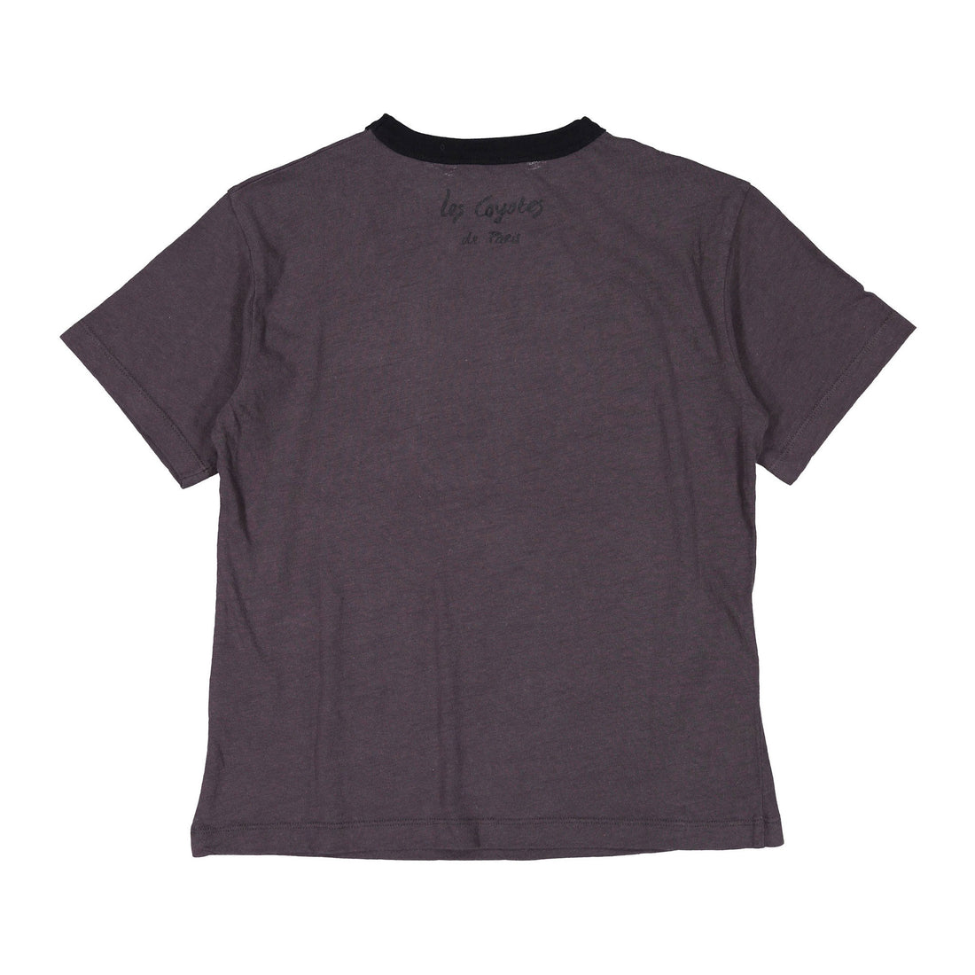 Les Coyotes De Paris Grey Artwork Oversized Tee