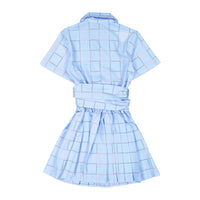 Les Coyotes De Paris Logo Checkered Desi Dress