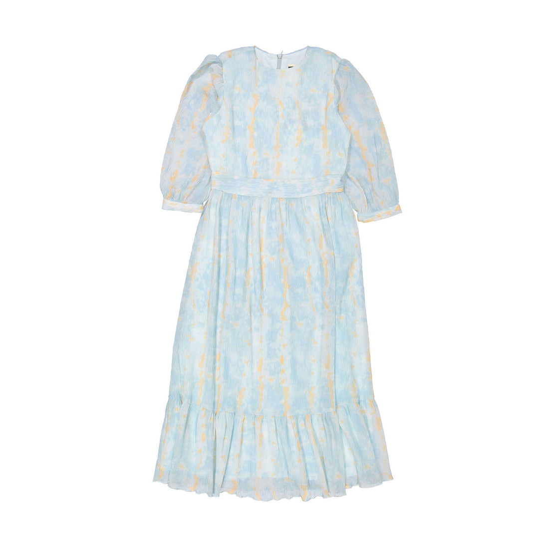 A4 Blue Tie Dye Maxi Dress