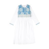 Ava and Lu White Tribal Dress