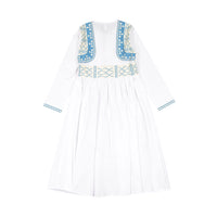 Ava and Lu White Tribal Dress