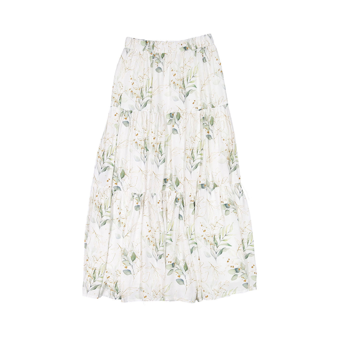 Ava and Lu Botanical Print Maxi Skirt