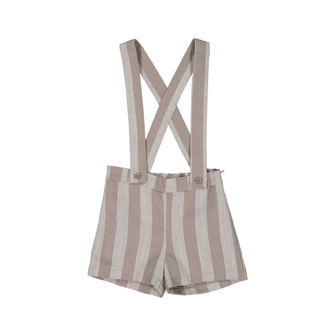 Boys and Arrows Sand Stripe Suspender Shorts