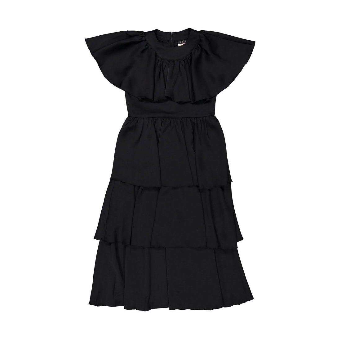 A4 Black Layered Gown
