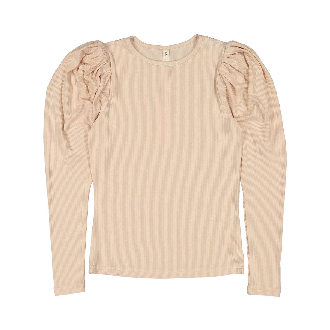 Ava and Lu Oatmeal Puff Long Sleeve Tee