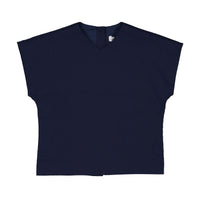 Boys and Arrows Navy Woven Tee