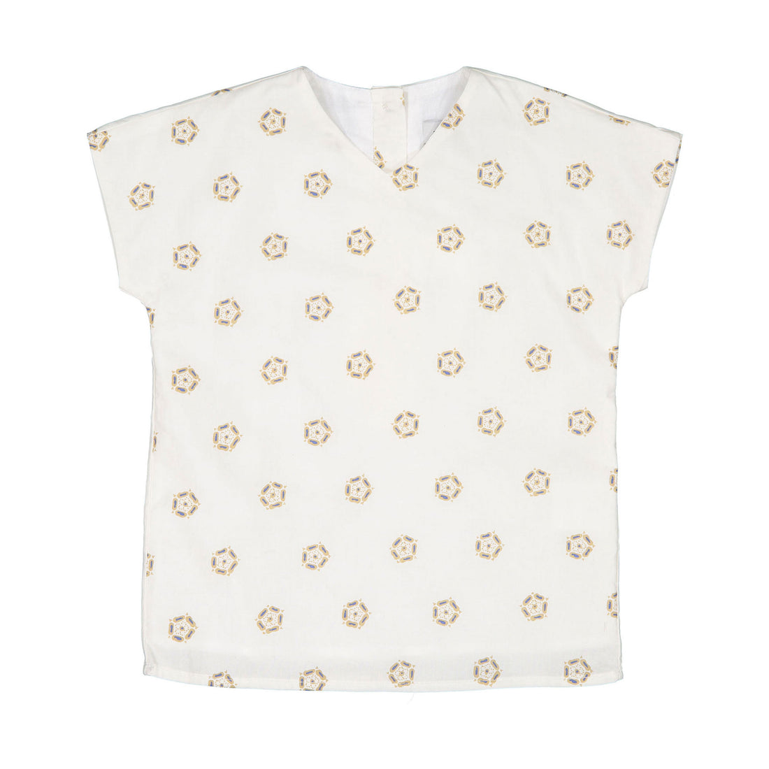Boys and Arrows Off White Printed Woven Top