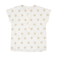 Boys and Arrows Off White Printed Woven Top