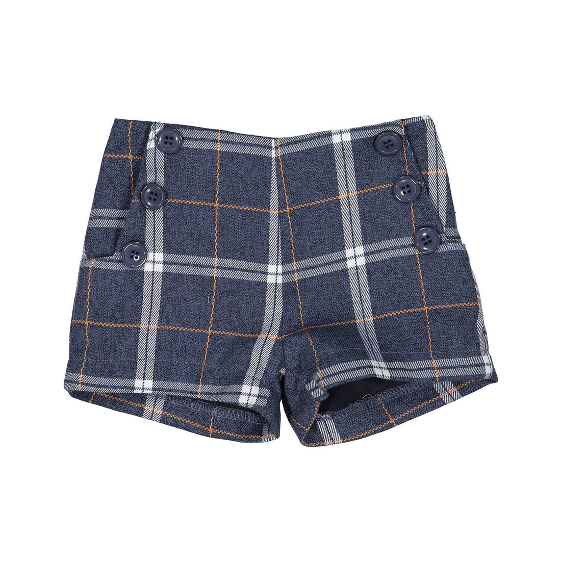 Boys and Arrows Plaid Sailor Shorts