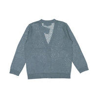 Bonpoint Duck Blue Aldric Cardigan