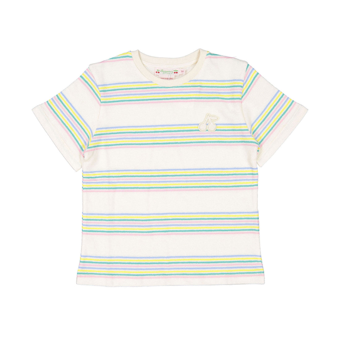 Bonpoint Lime Stripe Amitie Tee