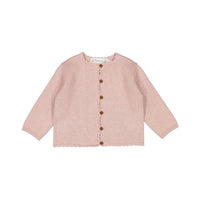Bonpoint Rose Scalloped Knit Baby Set