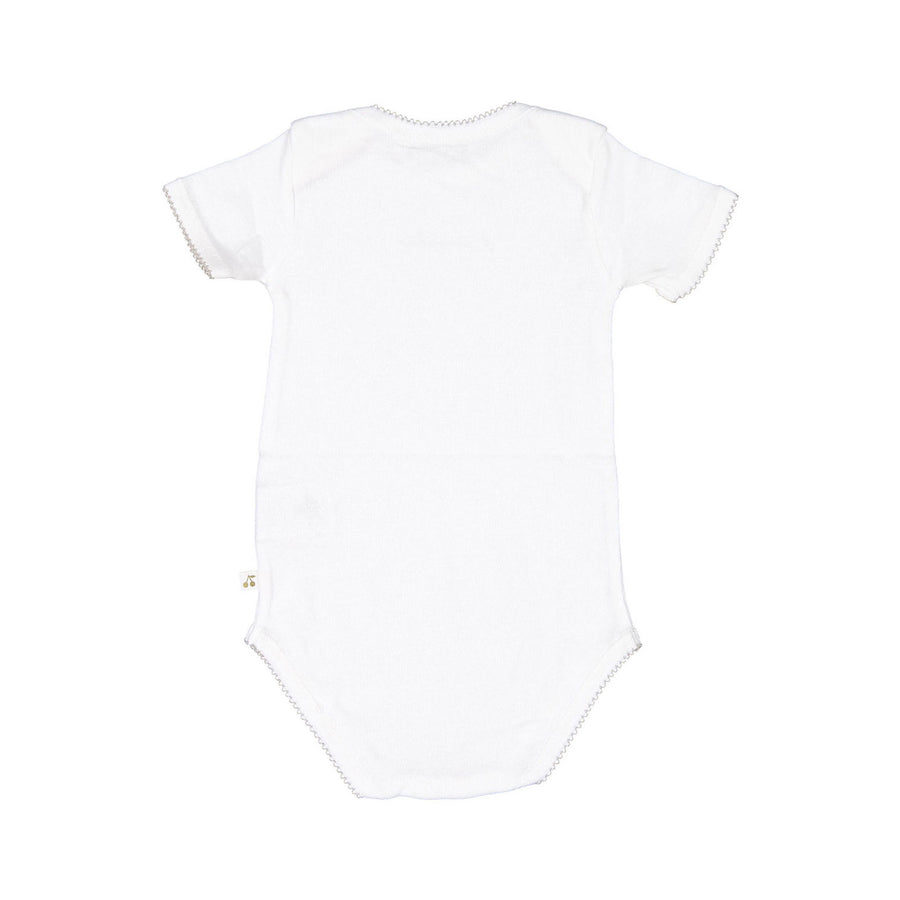 Bonpoint White Days Of The Week Bodysuits