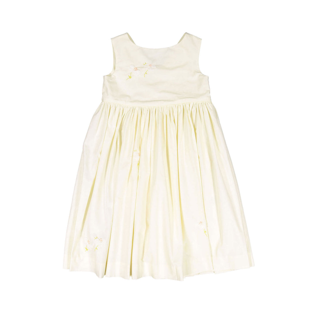 Bonpoint Vanilla Floral Embroidered Alise Dress