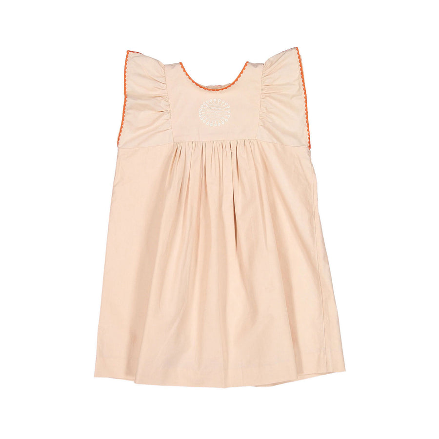 Bonpoint Nude Embroidered Lulu Baby Dress