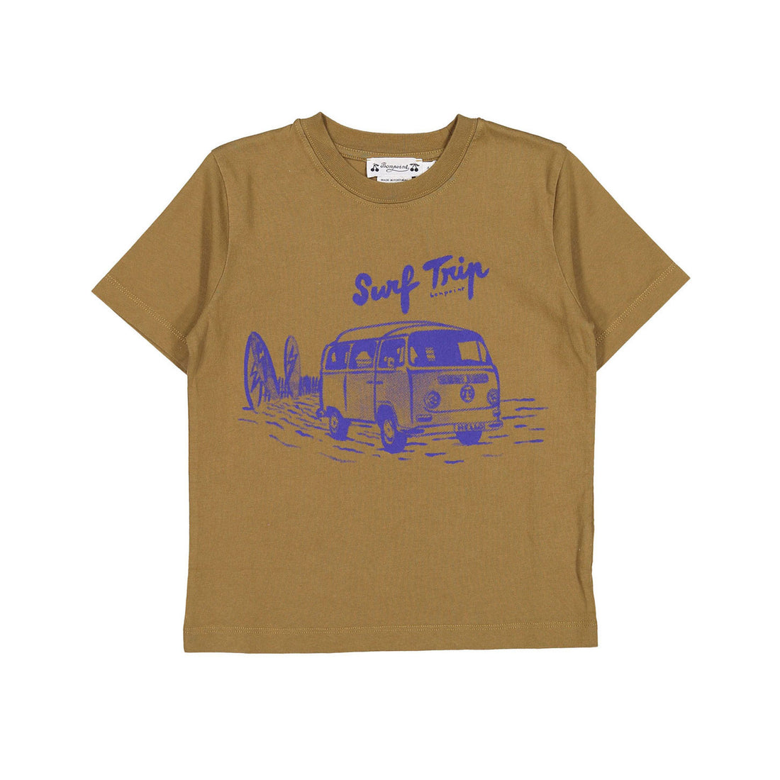 Bonpoint Caramel Surf Trip Tee