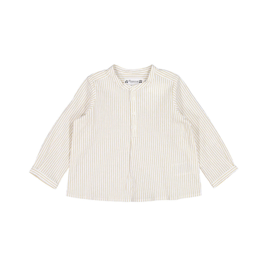 Bonpoint Beige Stripe Polisson Baby Tunic
