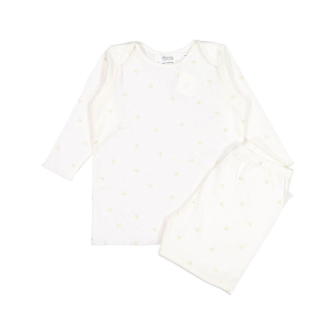 Bonpoint Cream Cherry Legging Set
