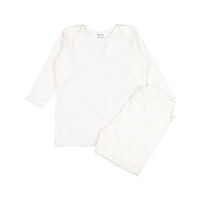 Bonpoint Cream Cherry Legging Set