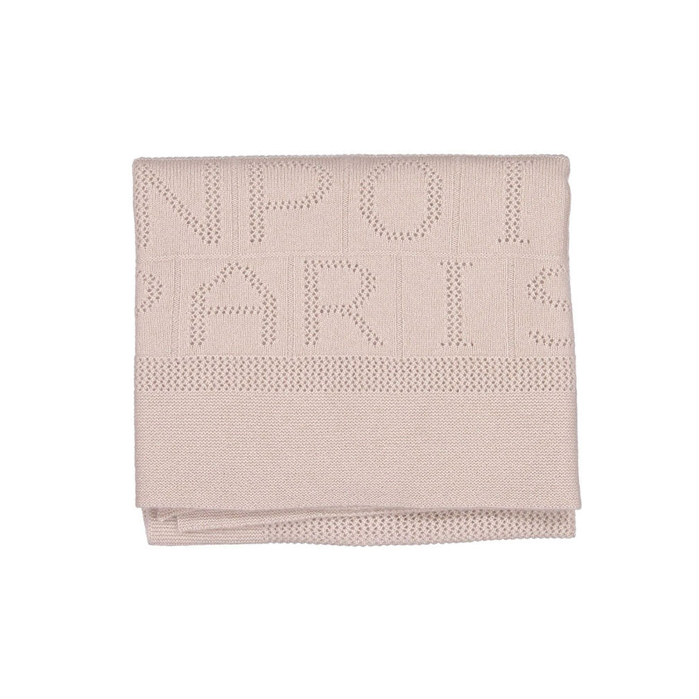 Bonpoint Taupe Permanent Knit Blanket