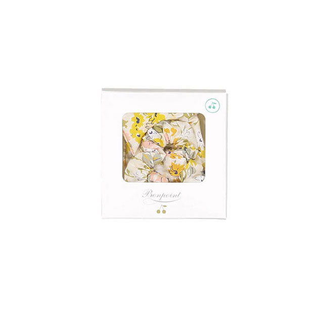 Bonpoint Vanilla Floral Scrunchie