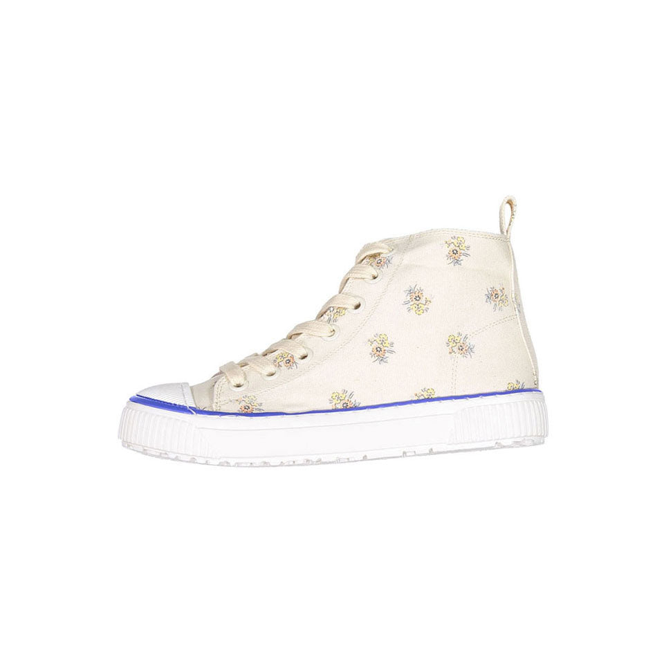 Bonpoint Vanilla Floral Tennis High Top Sneakers