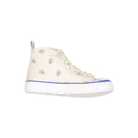 Bonpoint Vanilla Floral Tennis High Top Sneakers