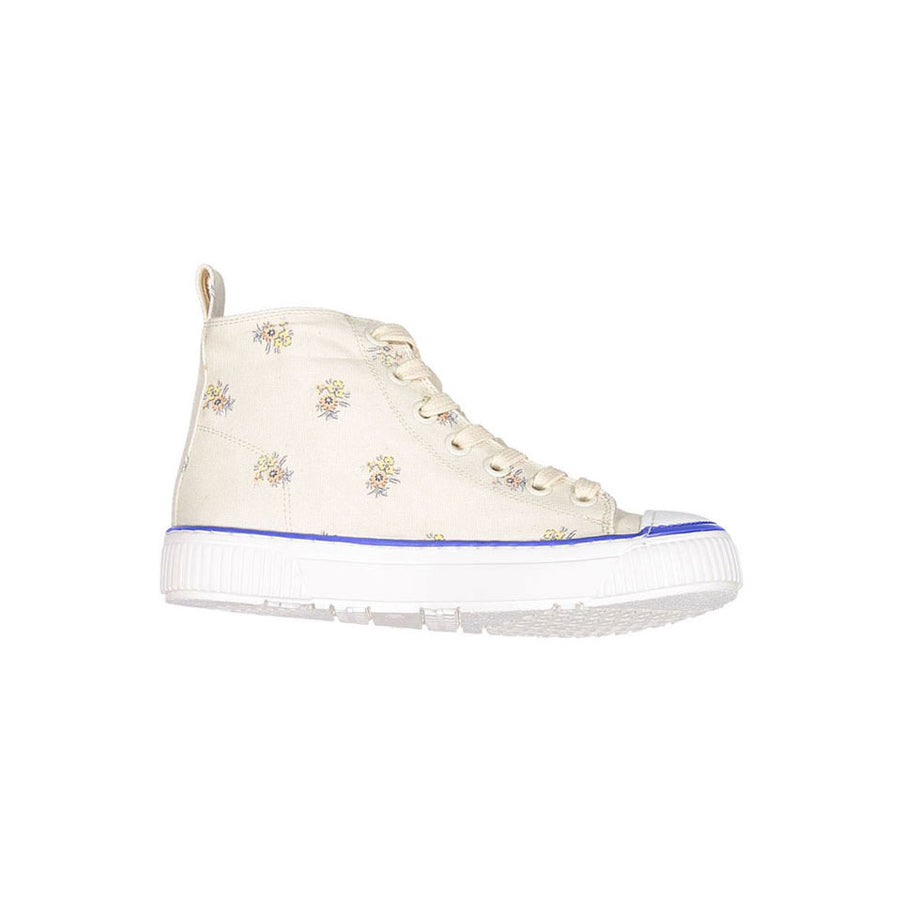 Bonpoint Vanilla Floral Tennis High Top Sneakers