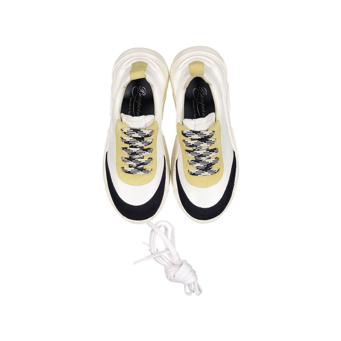 Bonpoint Neutral Jumpy Basket Sneakers