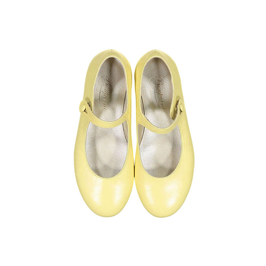 Bonpoint Pale Yellow Mary Janes