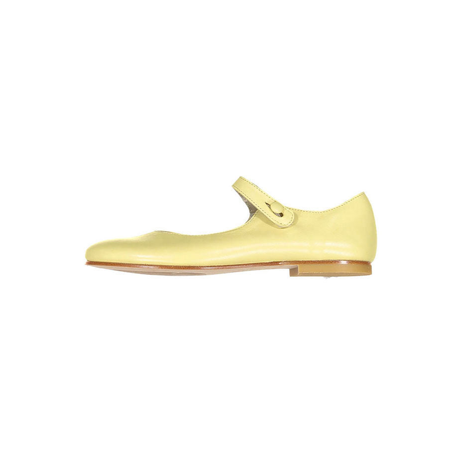 Bonpoint Pale Yellow Mary Janes