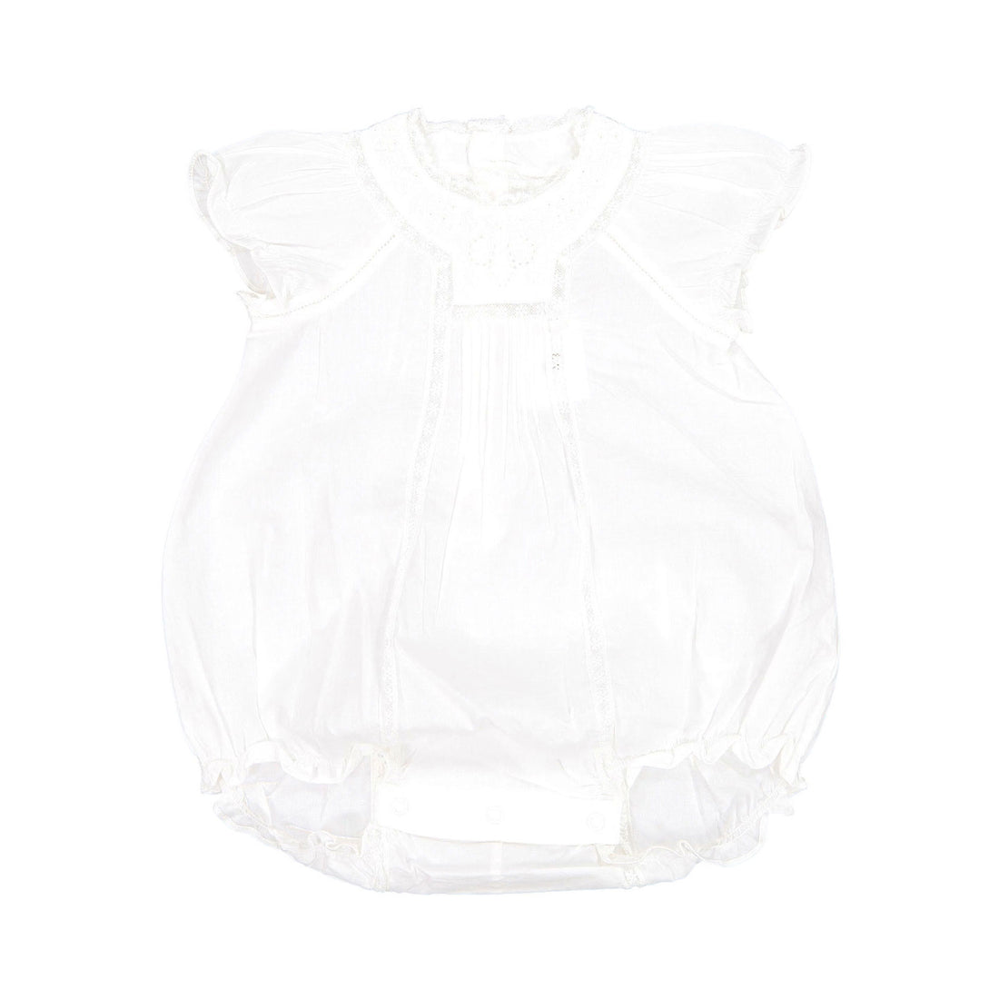 Bonpoint White Permanent Romper