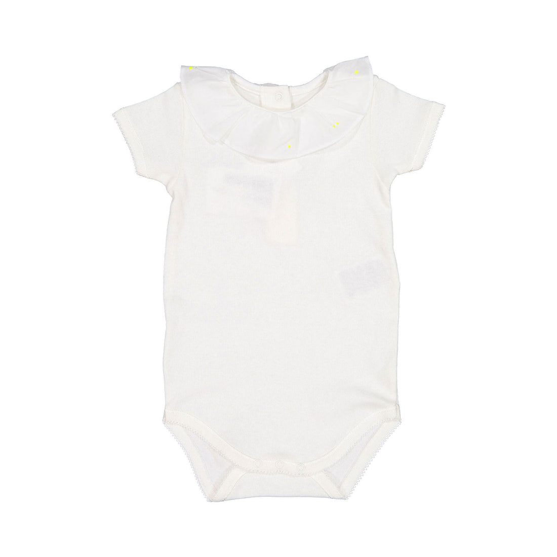 Bonpoint Cream Collar Bodysuit