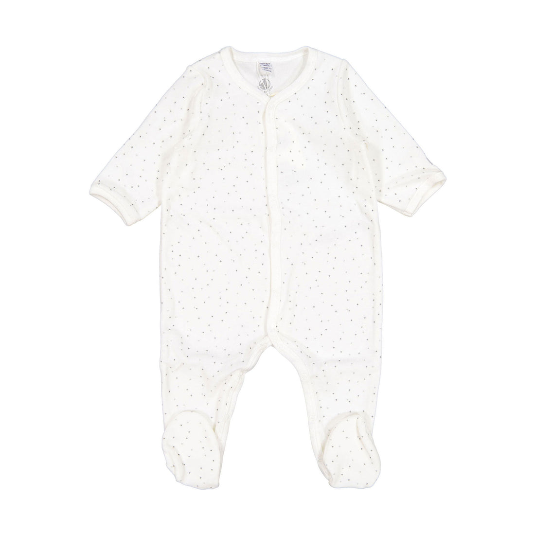 Petit Bateau Small + Front Snap Footie