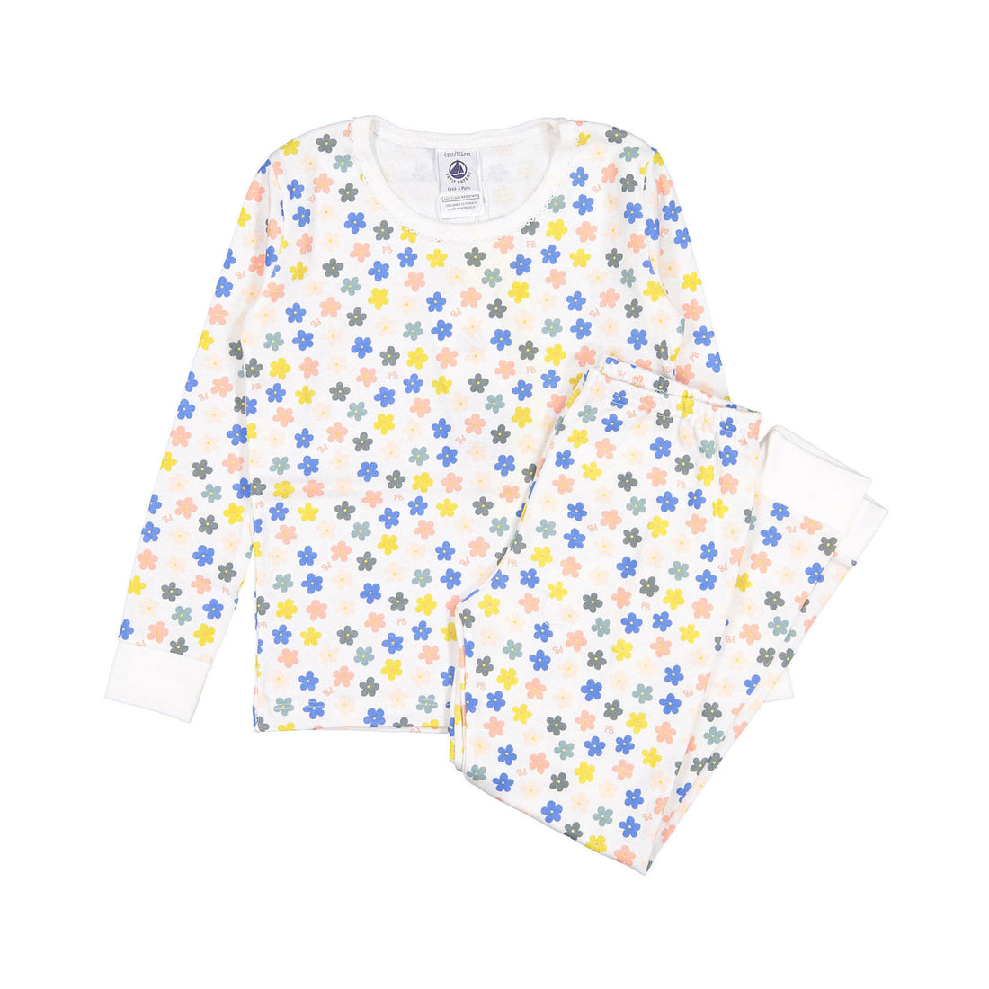 Petit Bateau Star Floral Long Lounge Set