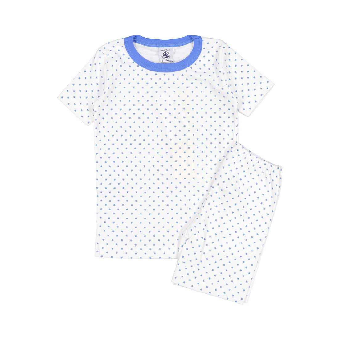 Petit Bateau Navy Short Star Print Lounge Set