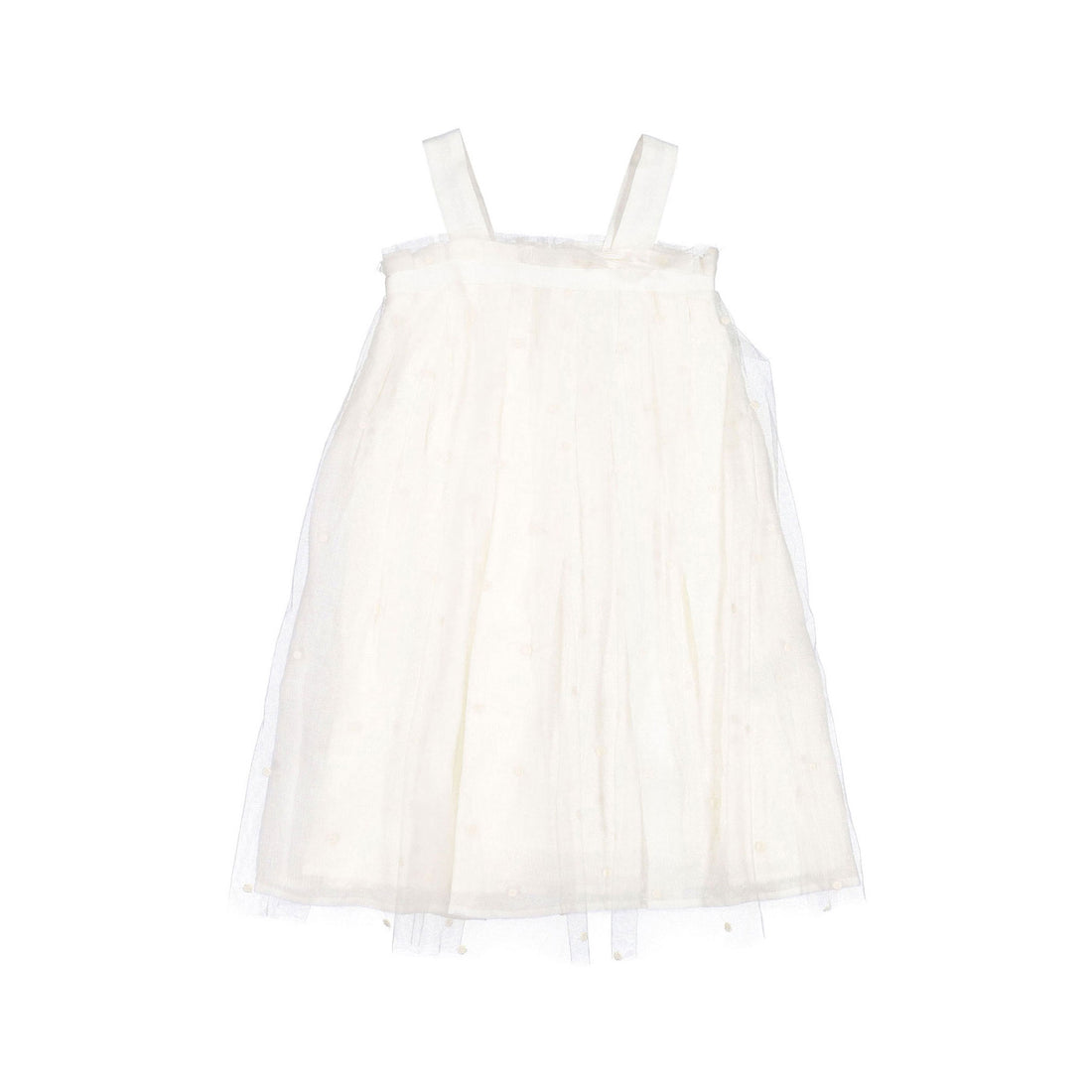 Bonpoint White Tulle Entincelle Dress