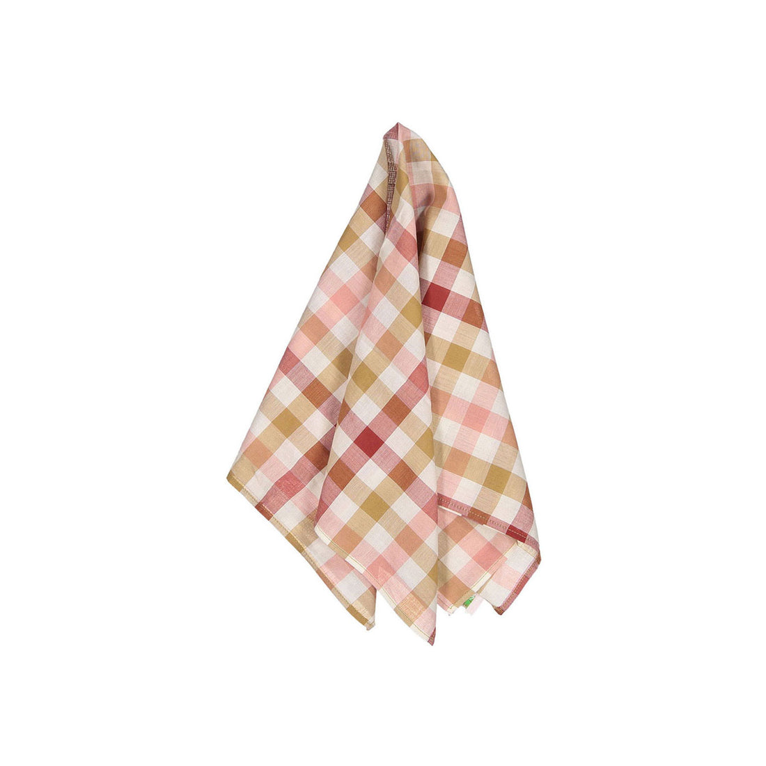 Bonpoint Caramel Check Scarf