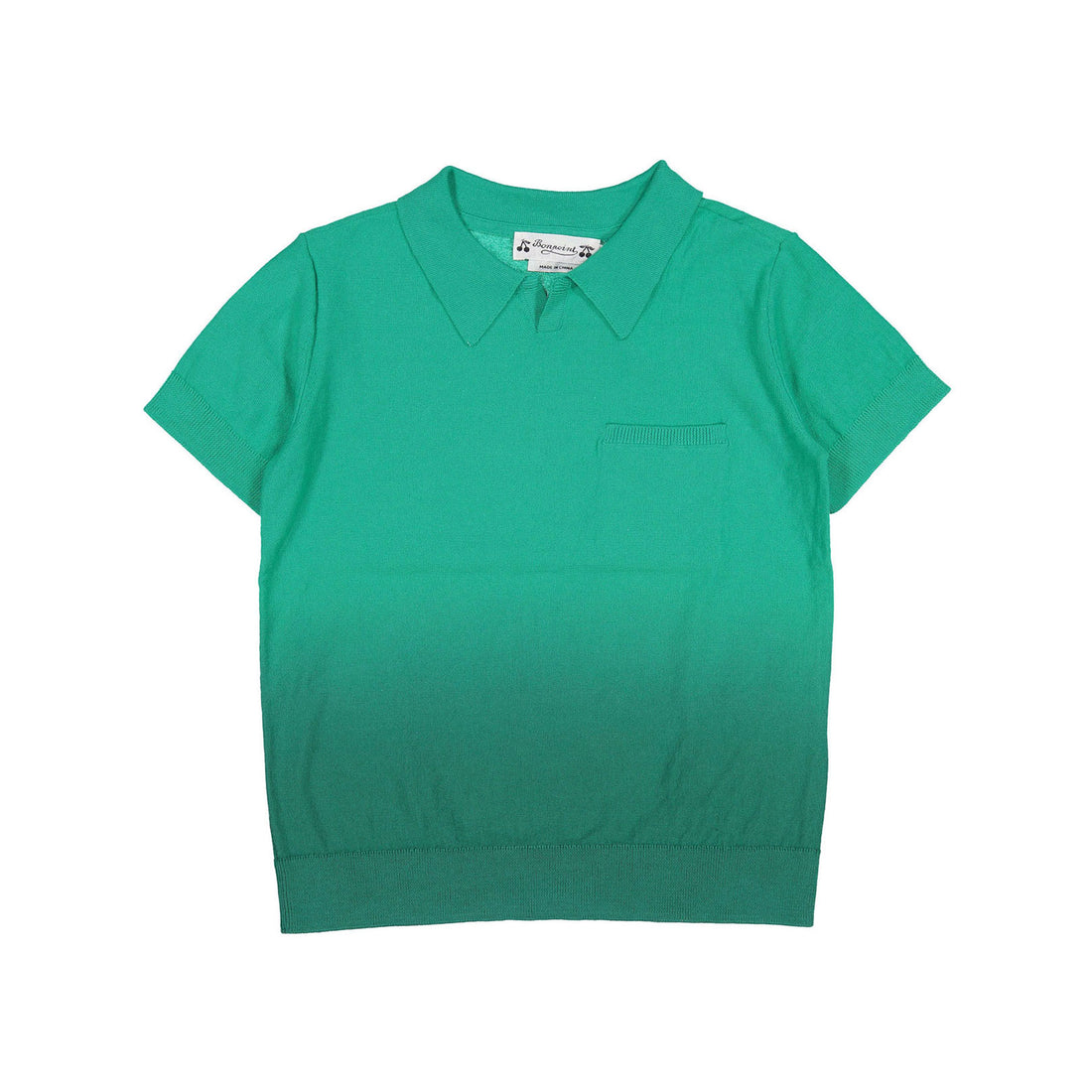 Bonpoint Menthol Ombre Knit Polo