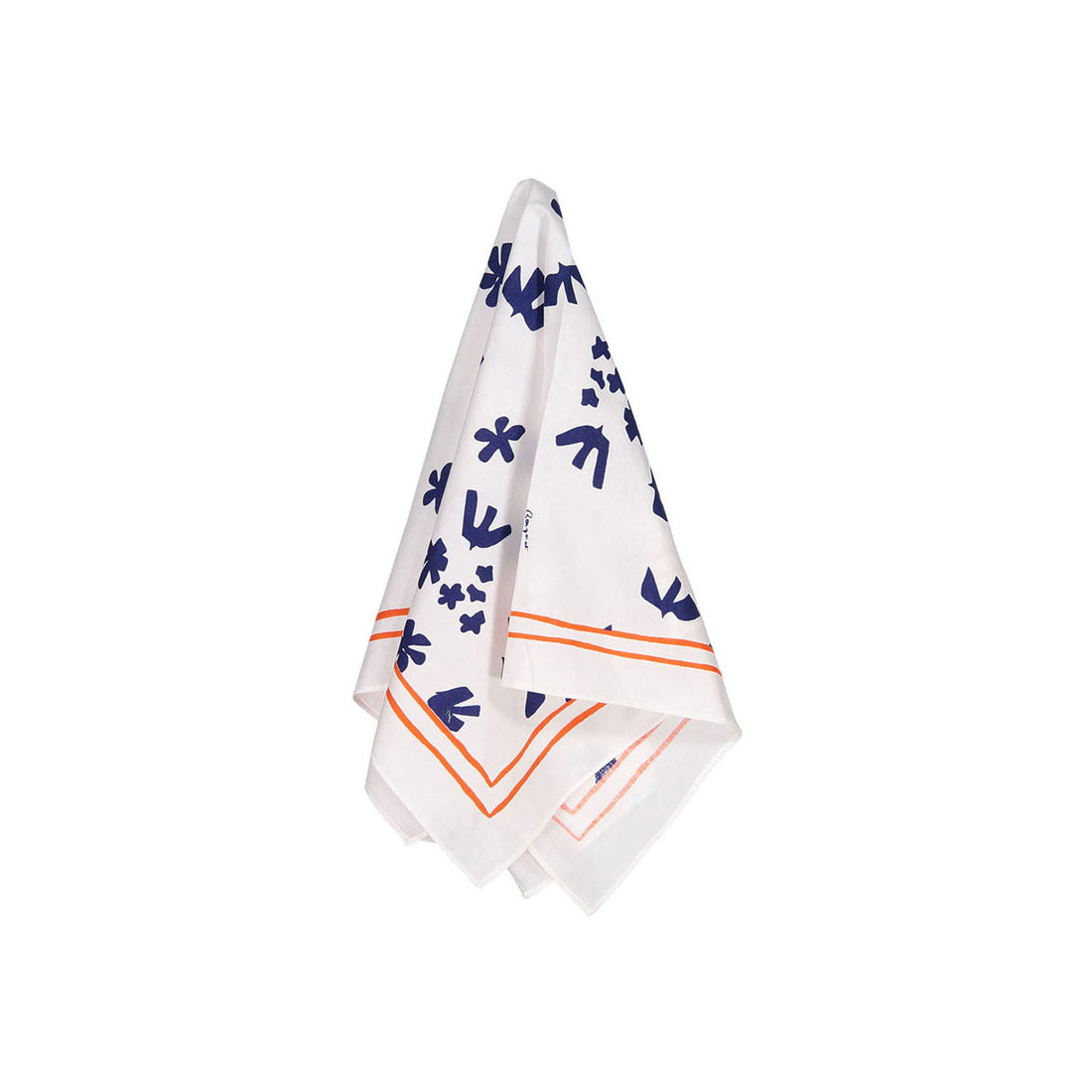 Bonpoint Blue Bird Print Scarf