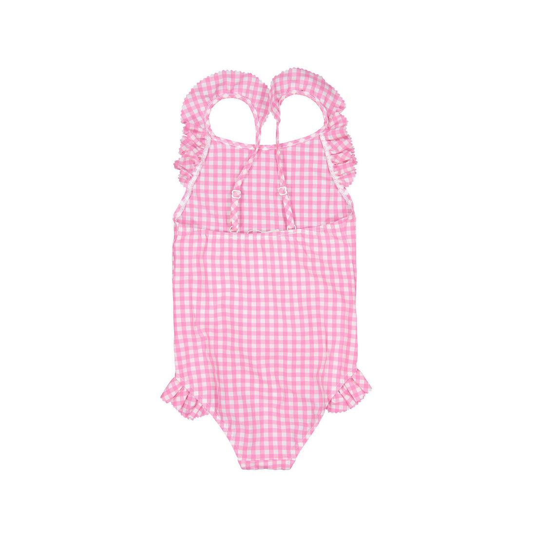 Bonpoint Rose Check Acapulco Swimsuit