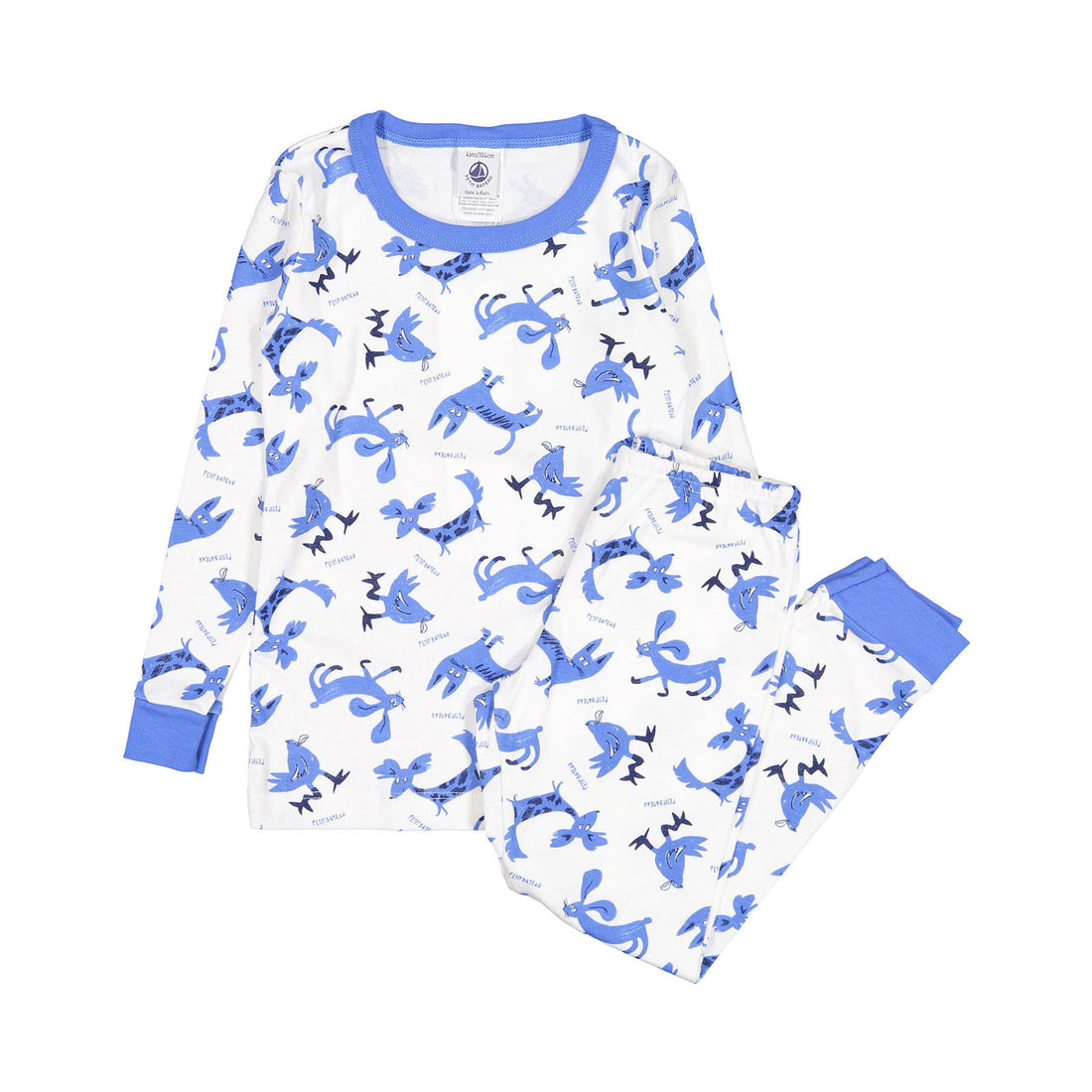 Petit Bateau Long Animal Print Lounge Set