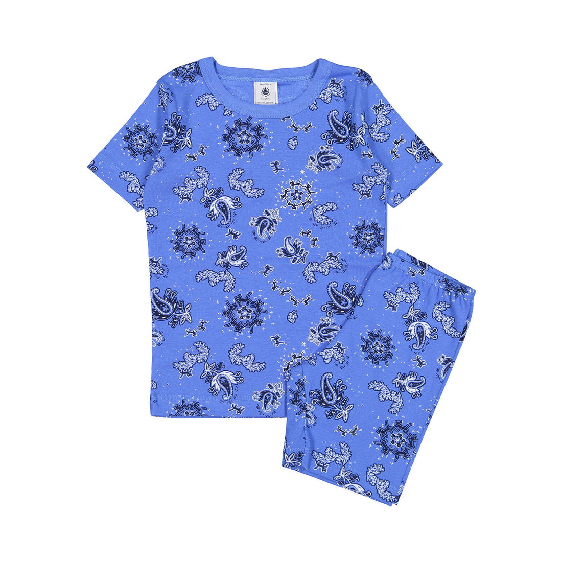 Petit Bateau Short Bandana Print Lounge Set