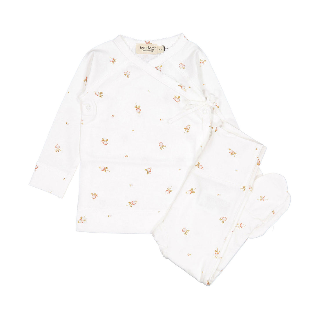 MarMar Copenhagen Little Peony Footed Legging Set