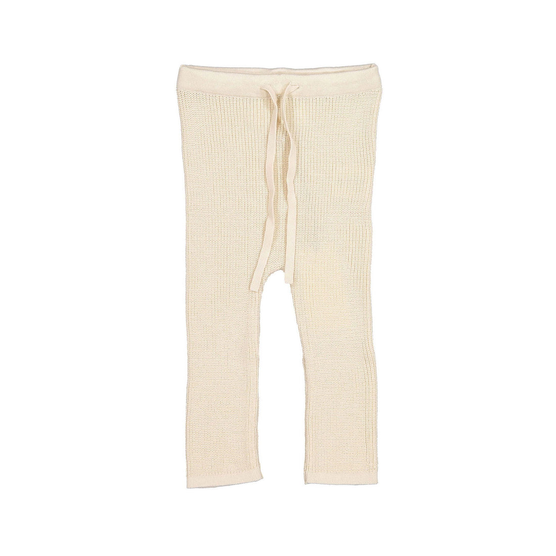 Aymara Ecru Benno Knit Baby Leggings