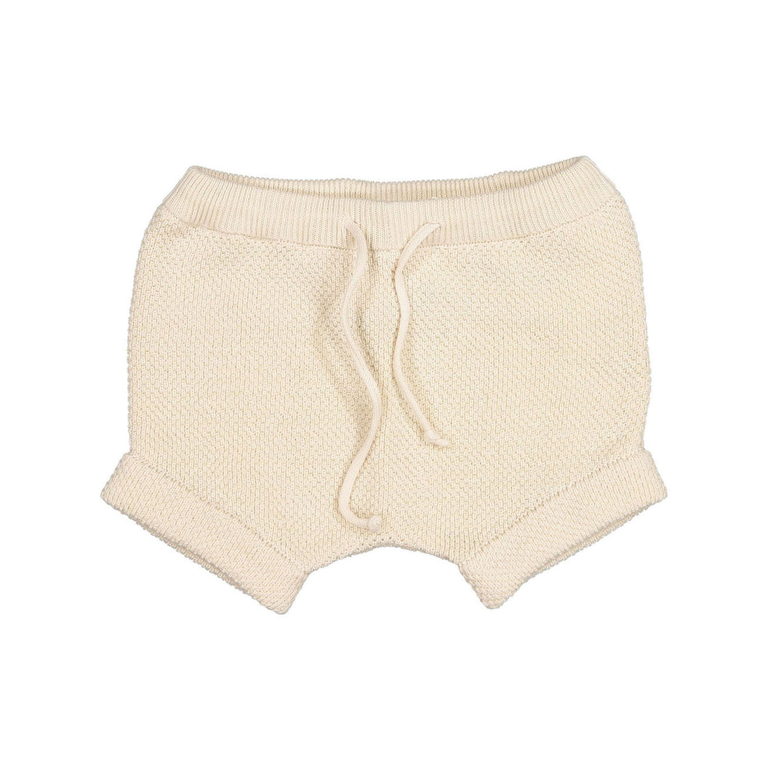 Aymara Ecru Greg Knit Baby Shorts