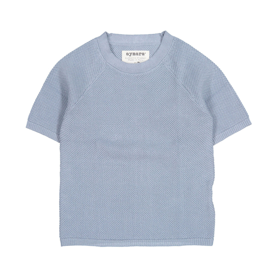 Aymara Sky Flavio Short Sleeve Sweater