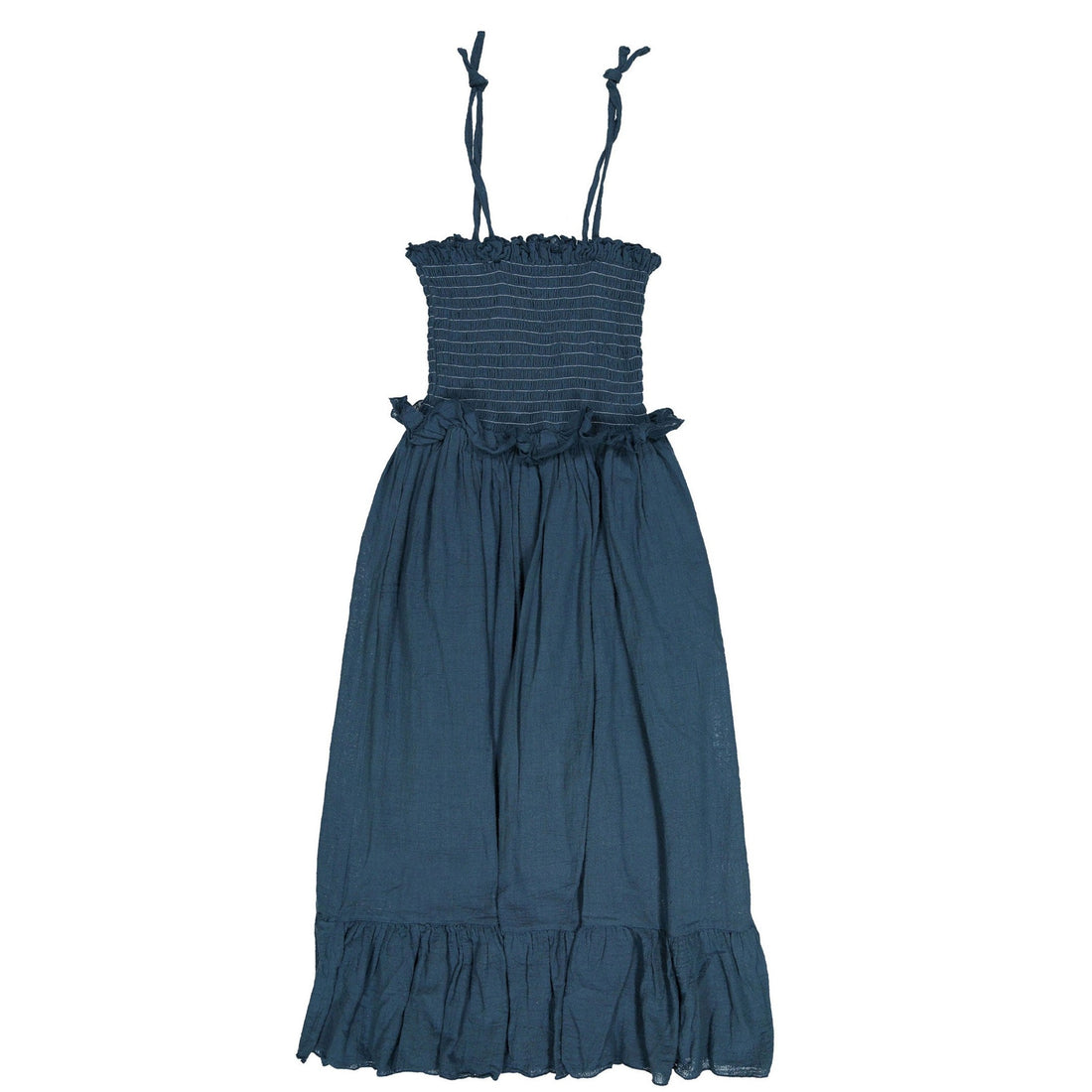 Belle Chiara Cypress Weft Muslin Smocked Dress